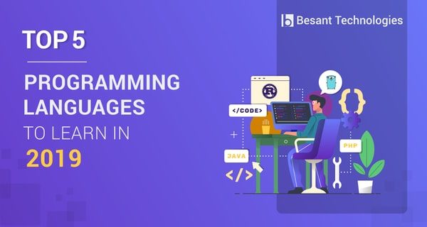 top 5 programming languages to learn in 2019