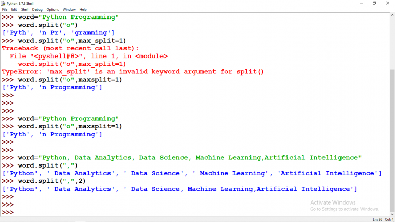 Split Function In List