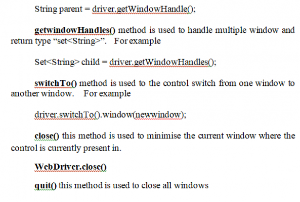 How To Handle Multiple Windows In Selenium Besant Technologies 9412